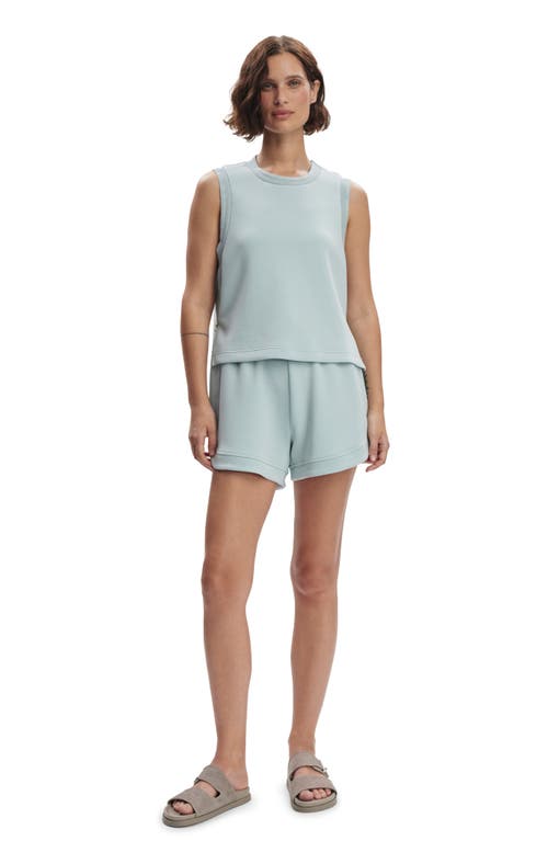 Varley Ollie High Rise Shorts In Blue