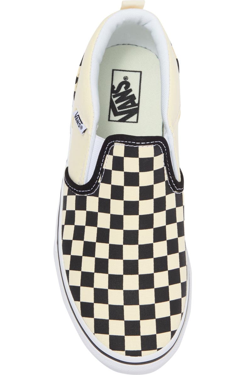 Vans My Asher Checkerboard Platform Slip On Sneakers, Alternate, color,