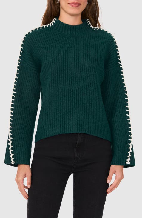 Women's online Nordstrom Chloe K Green Sweater - Size XS