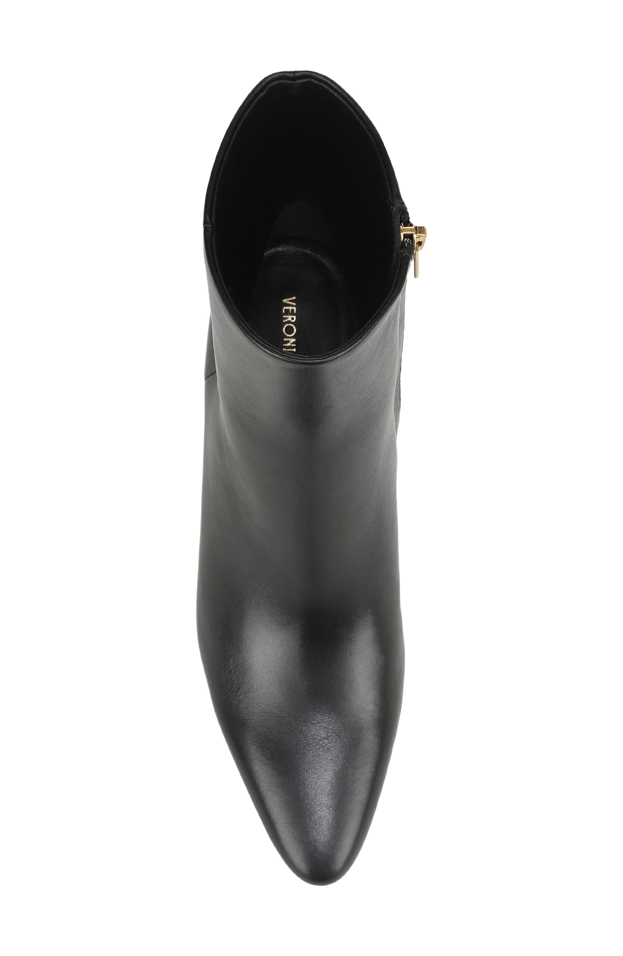Agnes Bootie, Alternate, color, BLACK LEATHER