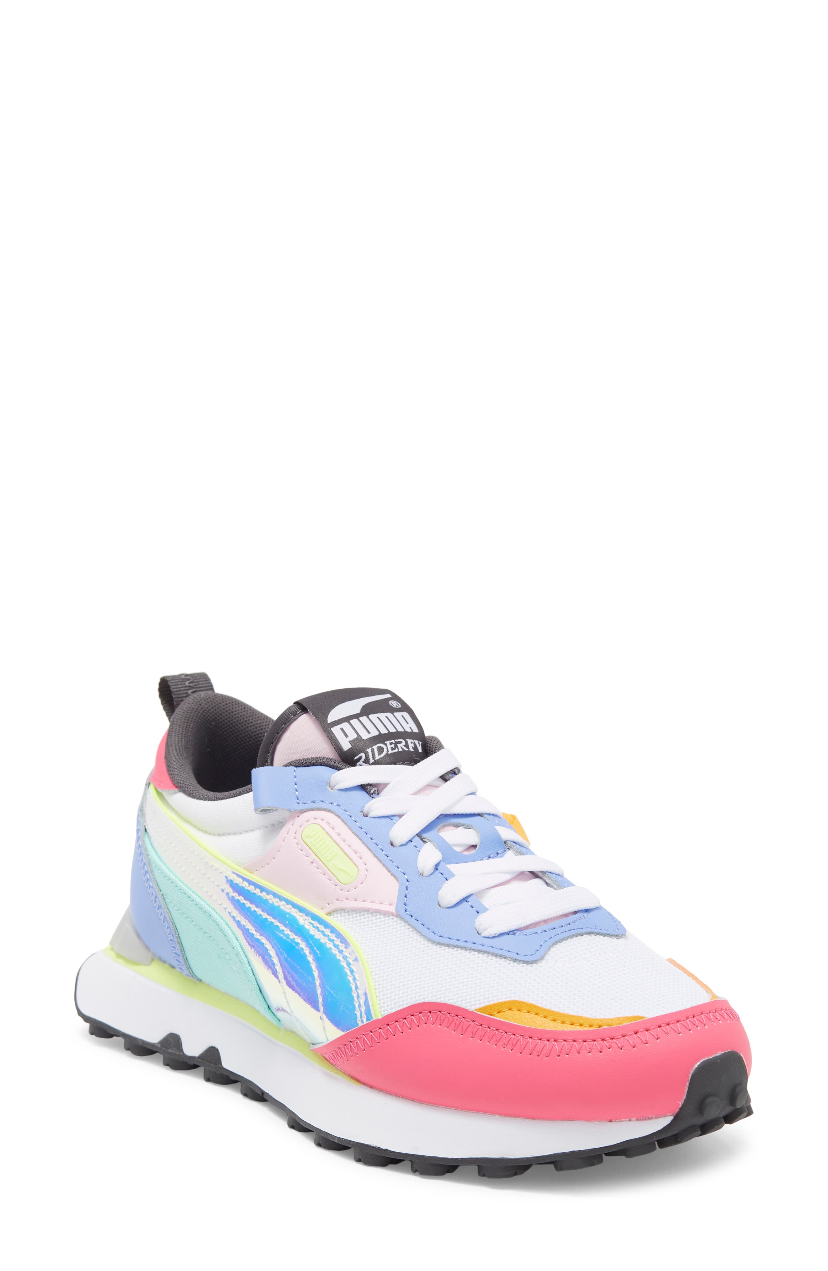 PUMA Kids' Rider FV Glowing Up Sneaker, Main, color, 