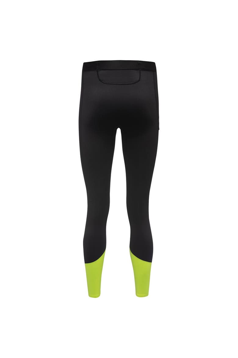 Concurve Thermo Hybrid Tight - Men's, Alternate, color, Black/Neon Yellow