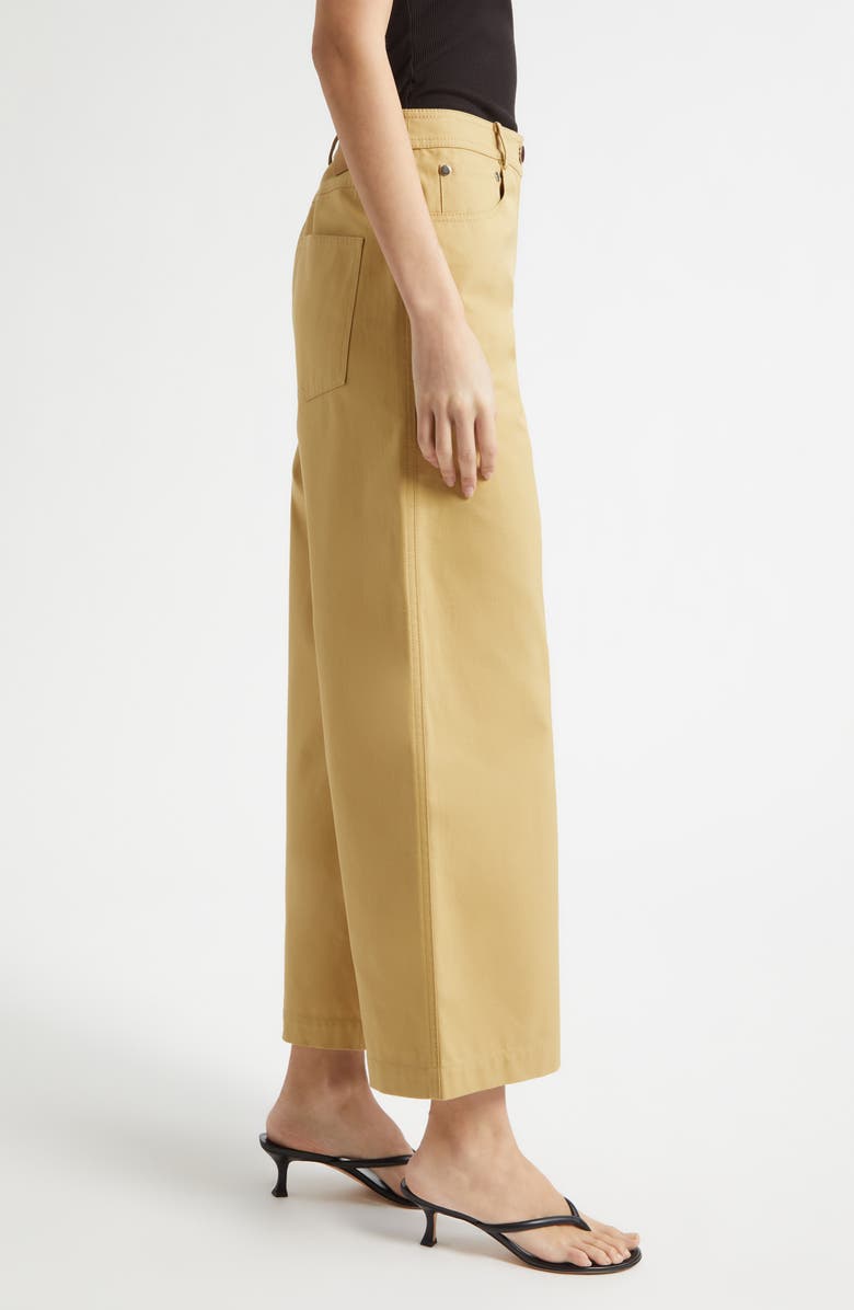 Toccin Nell Cotton Twill Wide Leg Pants, Alternate, color, 