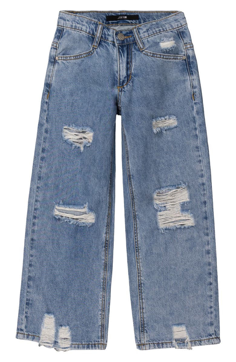 Joe's Kids' Kate Distressed Baggy Jeans, Main, color, Medium Wash