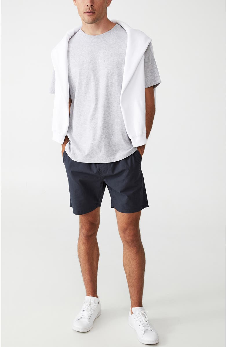 Cotton On Men's Easy Short, Alternate, color, Navy Texture