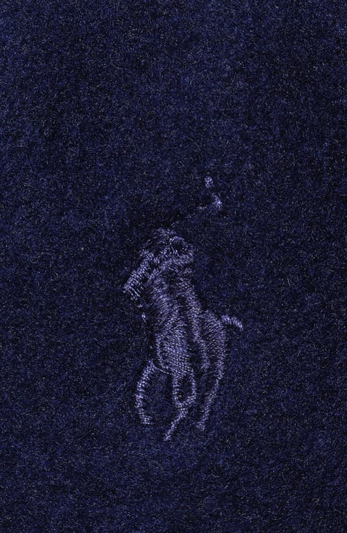 Polo Ralph Lauren Icons Wool Beret In Blue