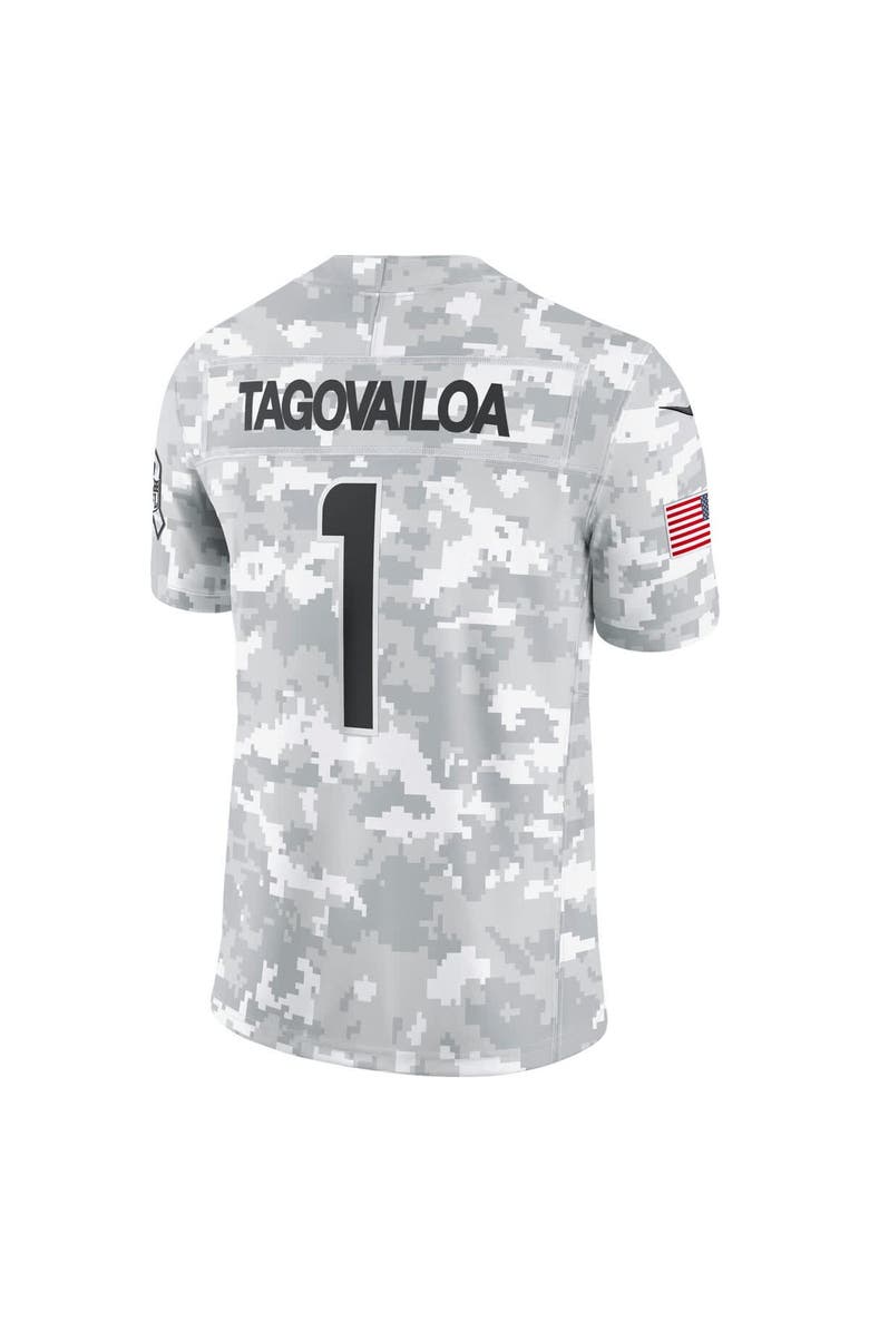 Nike Men's Nike Tua Tagovailoa Arctic Camo Miami Dolphins 2024 Salute to Service Limited Jersey, Alternate, color, Arctic Camo