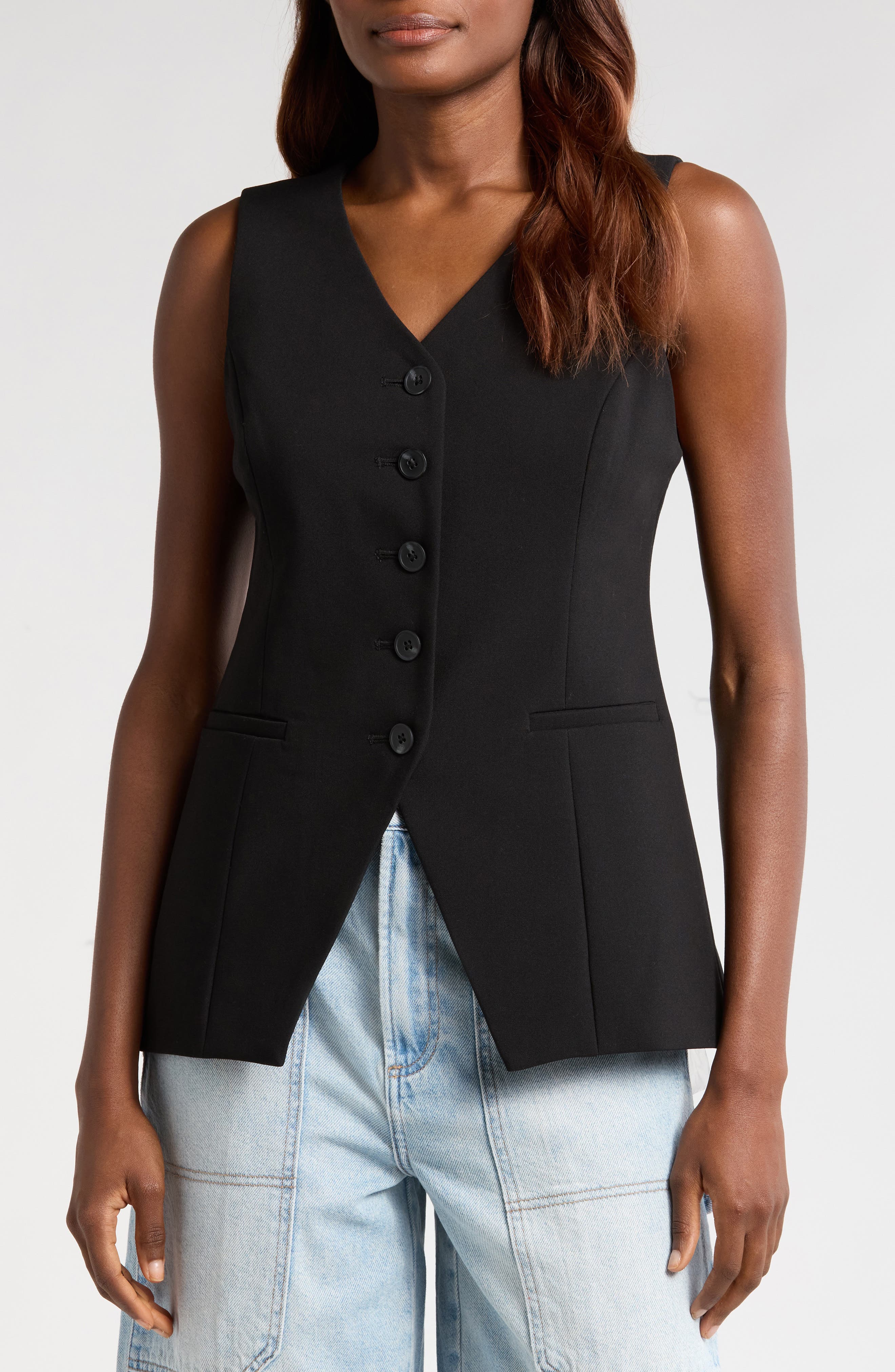 Pistola Lila Button Front Vest
