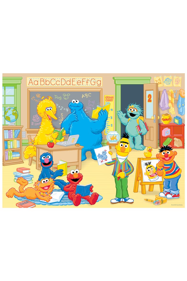 Sesame Street School Time 24pc Puzzle, Alternate, color, Multicolor