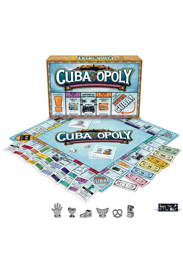 Cubaopoly Monopoly Board Game, Alternate, color, Multicolored