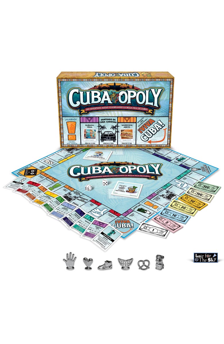 Late for the Sky Cubaopoly Monopoly Board Game, Alternate, color, Multicolored