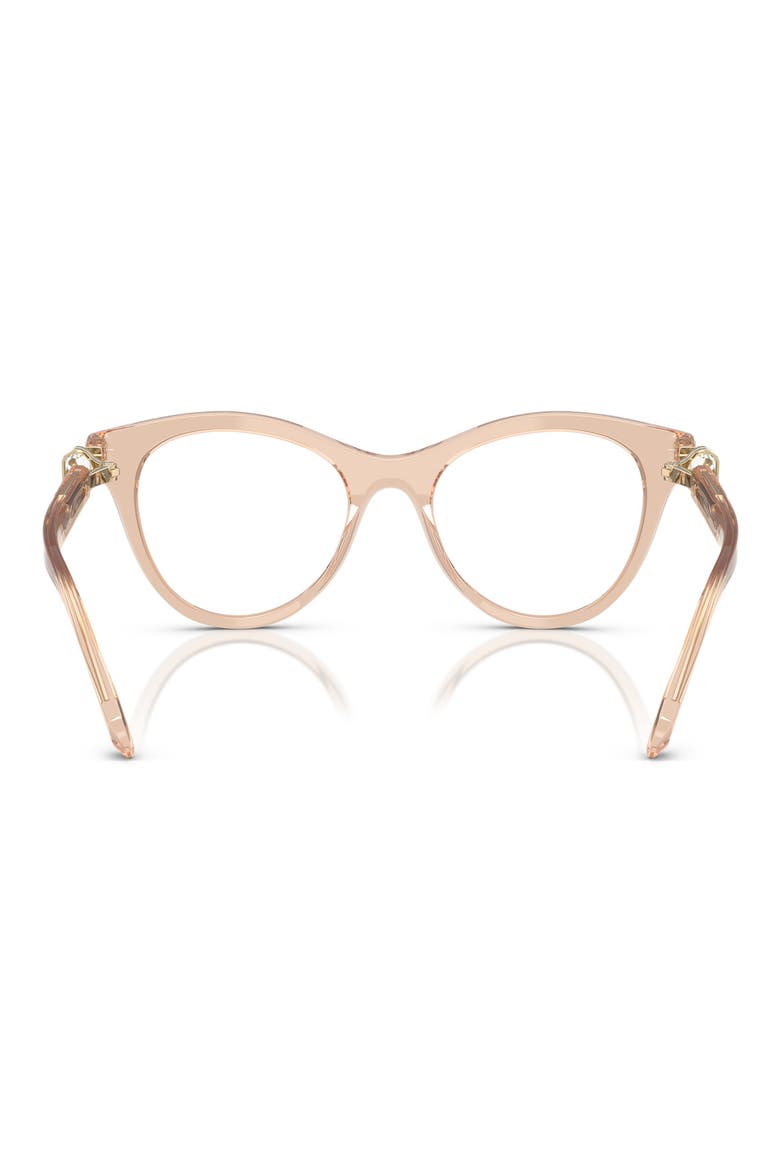 50mm Round Optical Glasses, Alternate, color, BEIGE