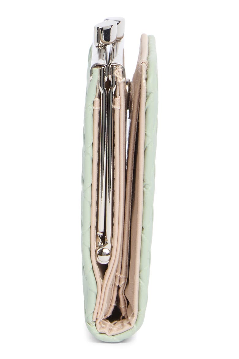 Frenchie Wallet, Alternate, color, THYME WOVEN