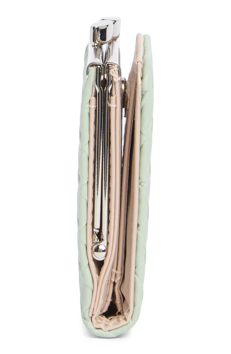 MUNDI SMALL LEATHER GOODS Frenchie Wallet, Alternate, color, Thyme Woven