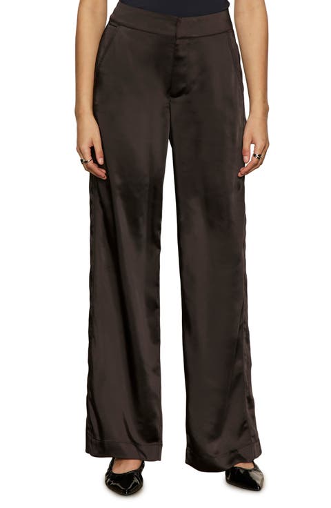 Modern Satin Mid Rise Pants