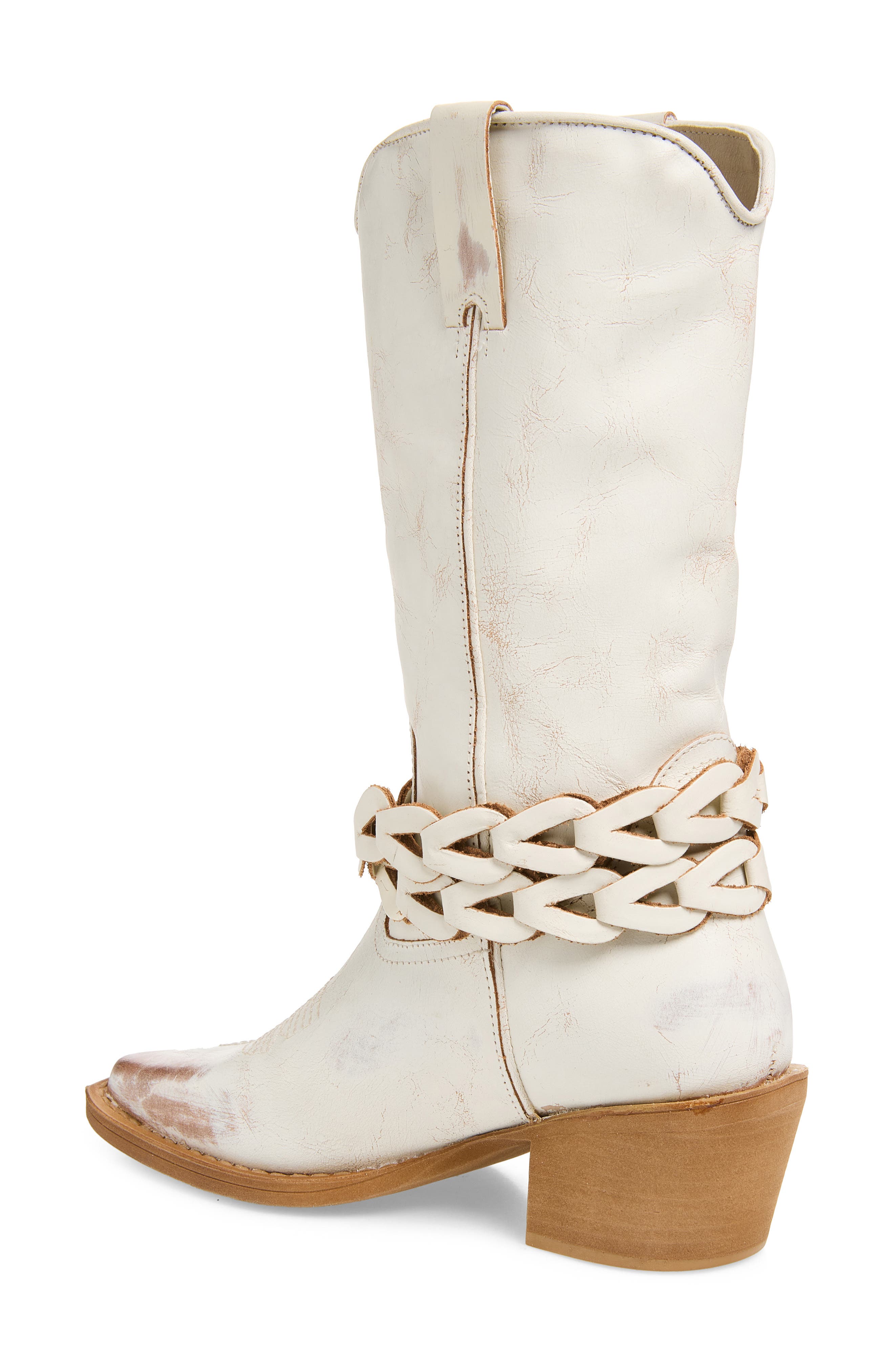 Ames Western Boot, Alternate, color, BONE LEATHER