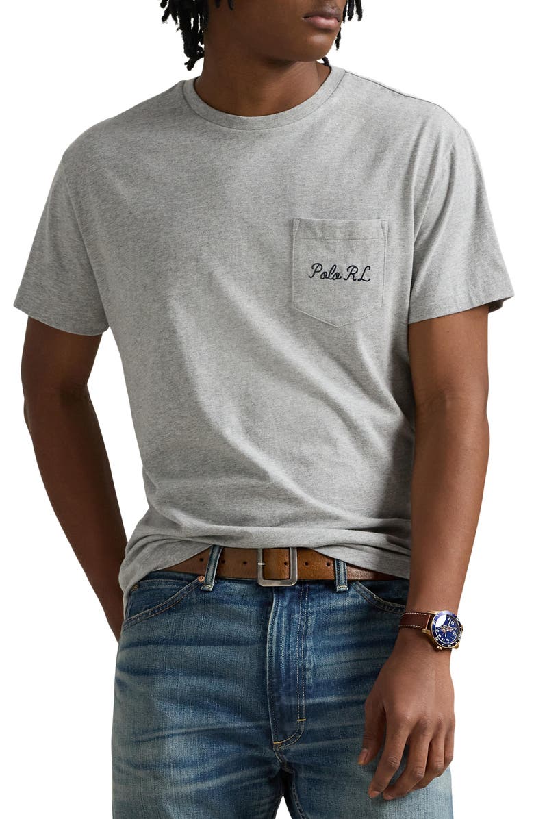 Polo Ralph Lauren Polo Bear Graphic Pocket T-Shirt, Main, color, 