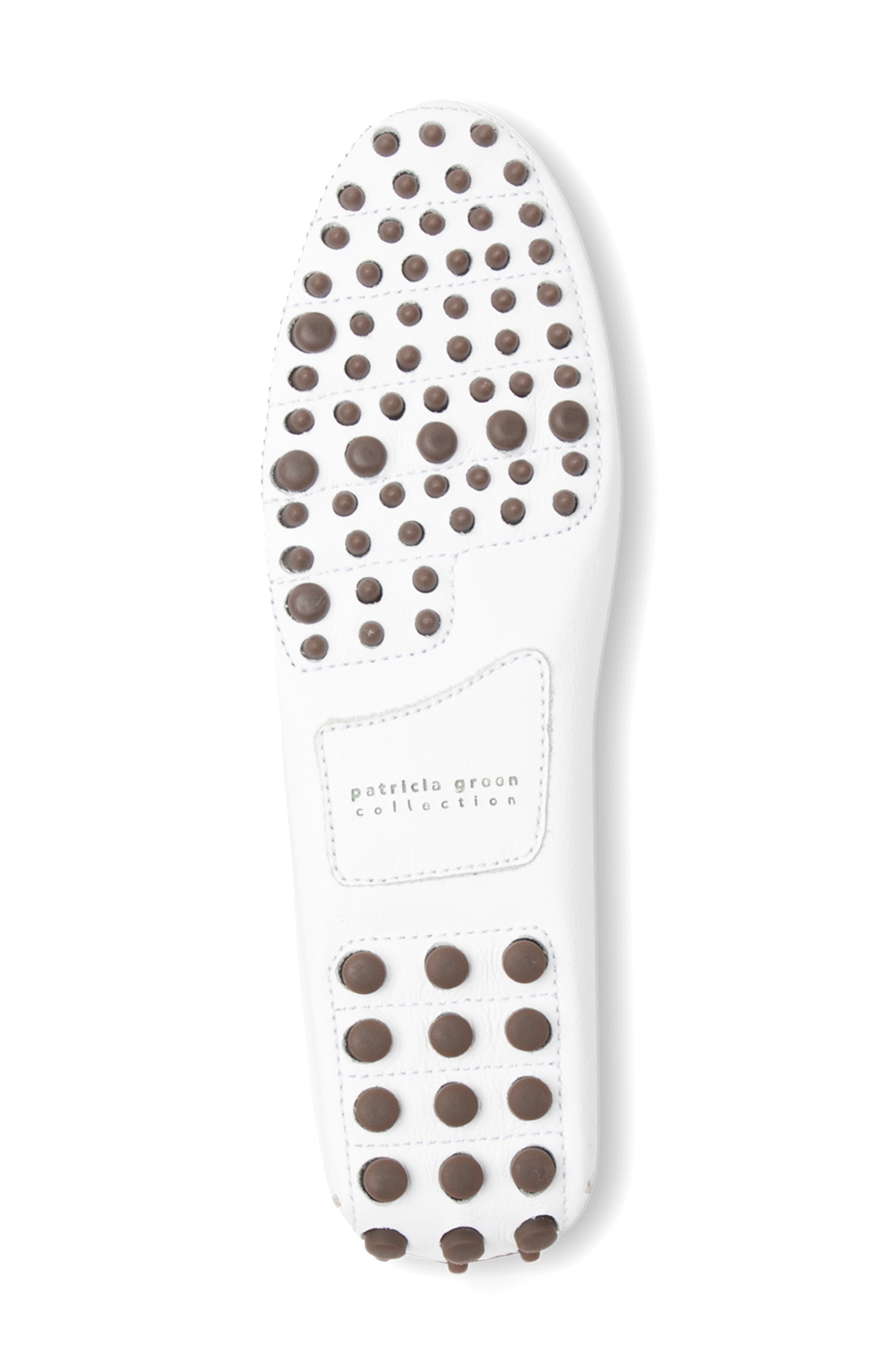 Jill Piped Driving Shoe, Alternate, color, WHITE