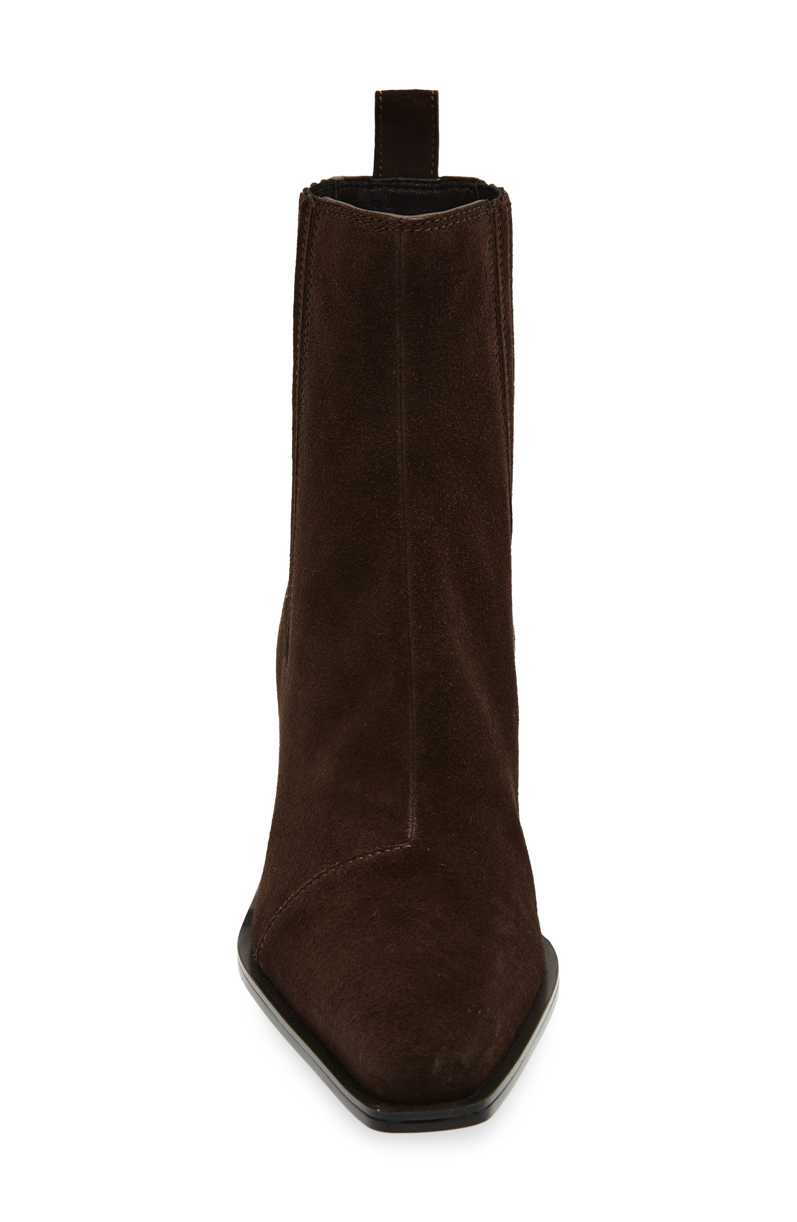 Newbury Chelsea Boot, Alternate, color, DARK CHOCOLATE SUEDE
