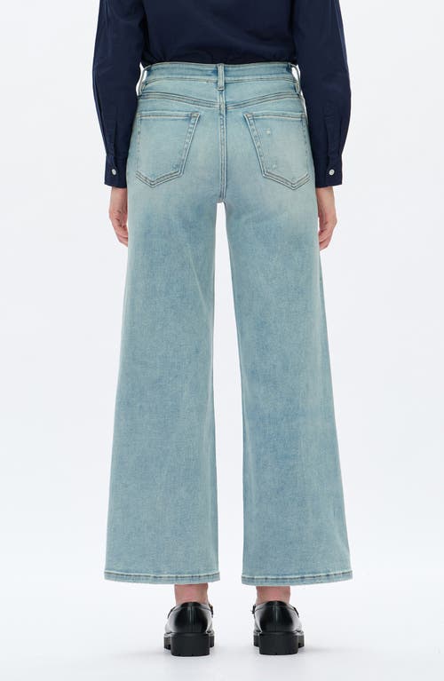 Bayeas Lisa Ankle Wide Leg Jeans In Animal Print