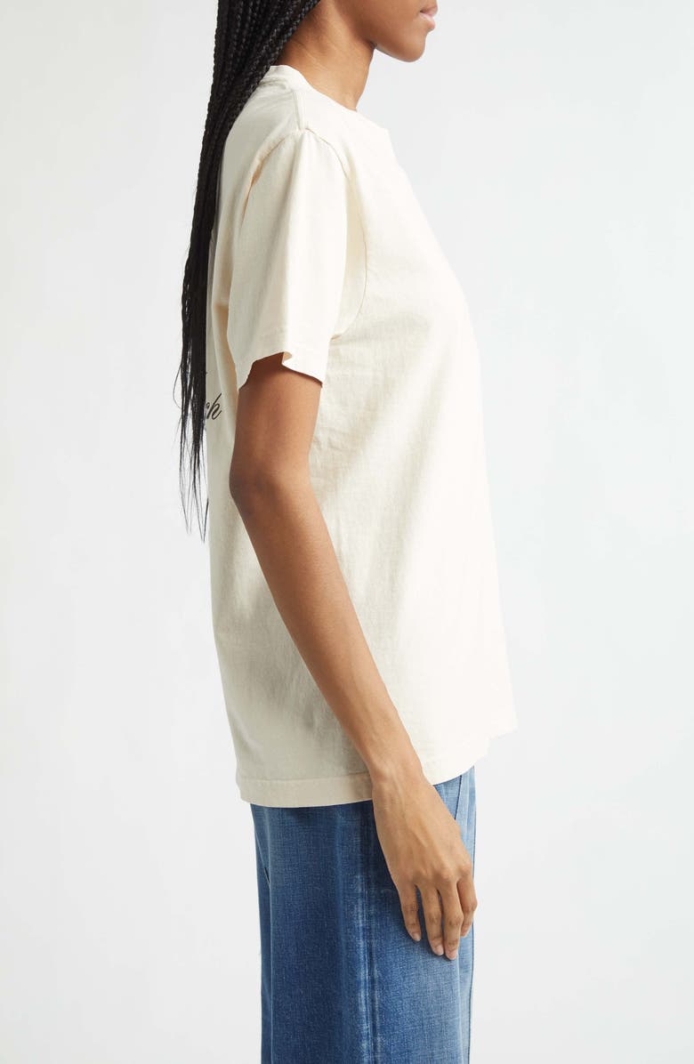 Sporty & Rich Vendome Cotton T-Shirt, Alternate, color, Ecru