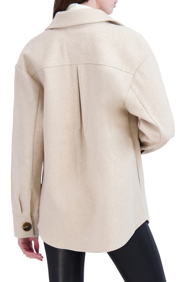 Ookie & Lala Faux Wool Shacket, Alternate, color, Taupe