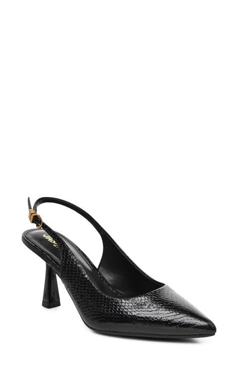 Divah Faux Leather Slingback Pump