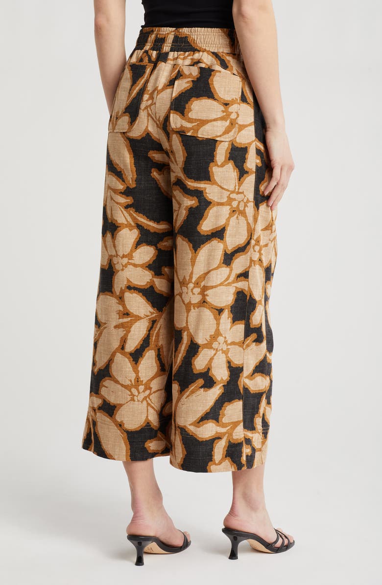 Democracy Print Wide Leg Pants, Alternate, color,