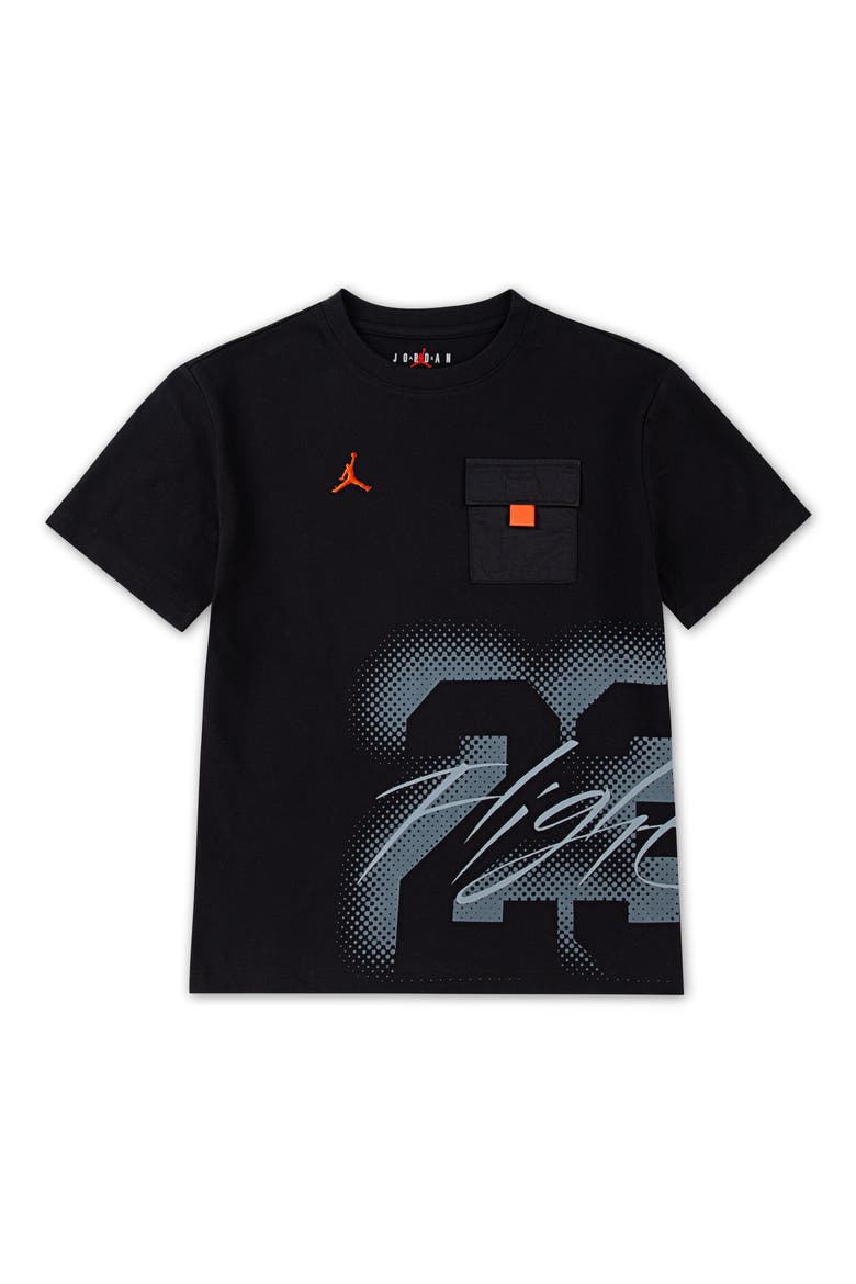 Kids' Flight Utility T-Shirt, Main, color, BLACK