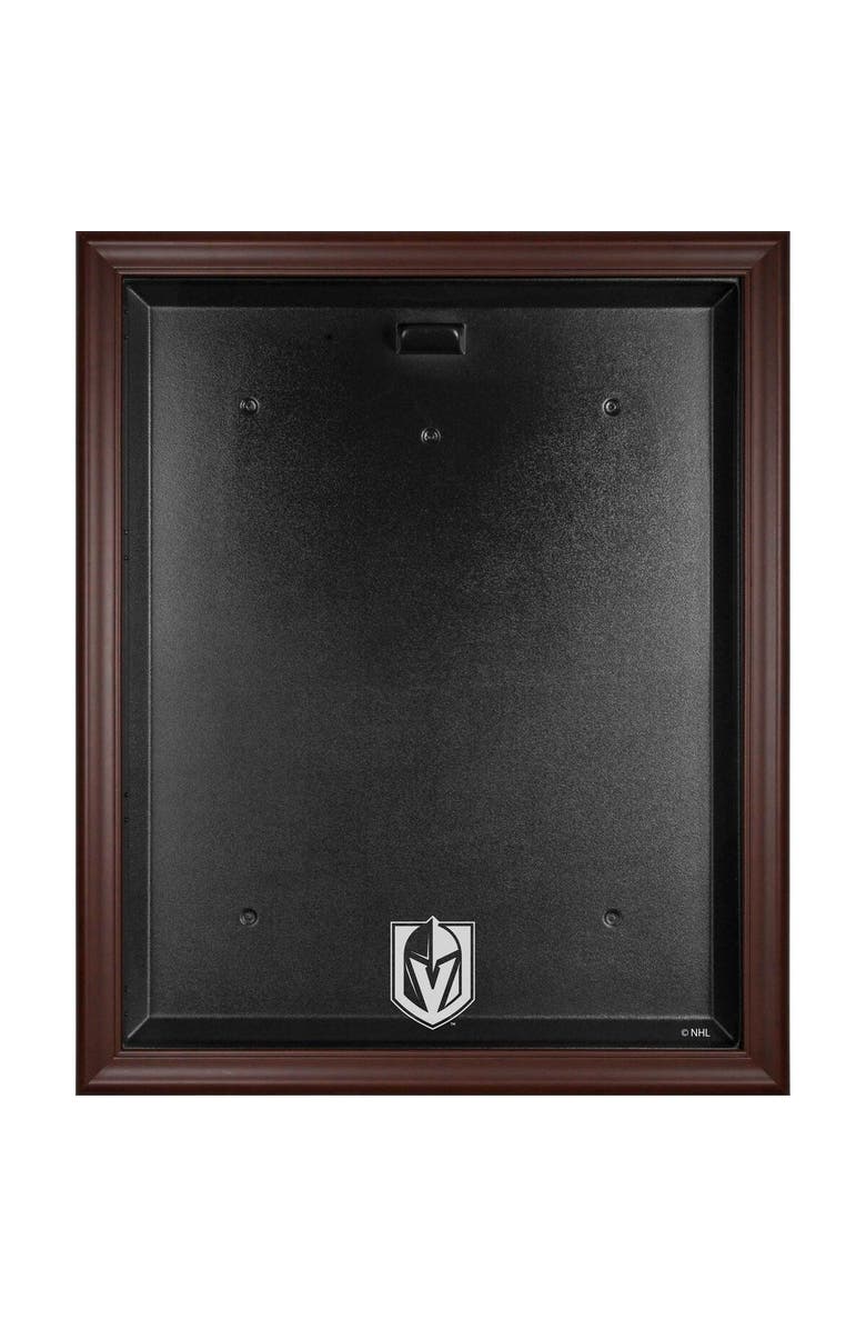 FANATICS AUTHENTIC Vegas Golden Knights Brown Framed Logo Jersey Display Case, Main, color, 
