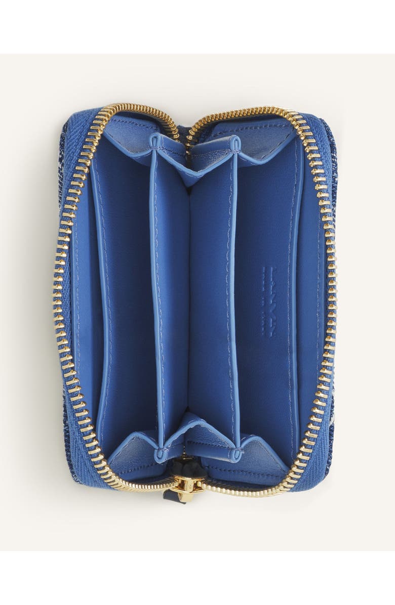 Lanvin Lunar Year Zipped Cardholder In Denim, Alternate, color, Blue