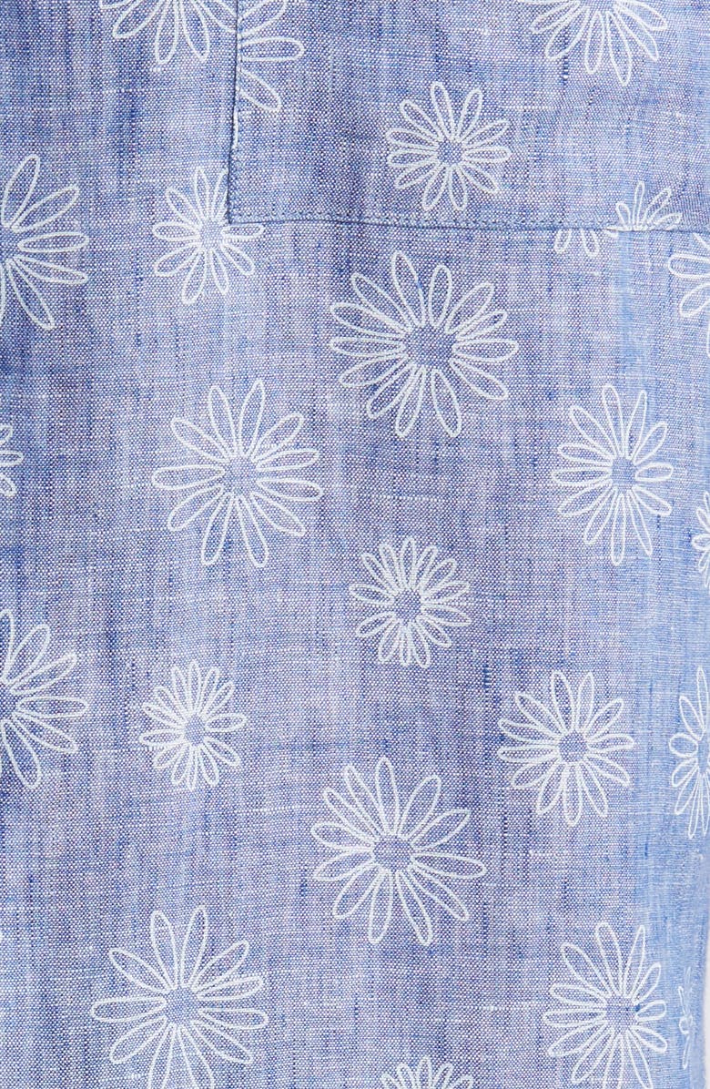 Rodd & Gunn Carleton Floral Short Sleeve Linen Button-Up Shirt, Alternate, color, 