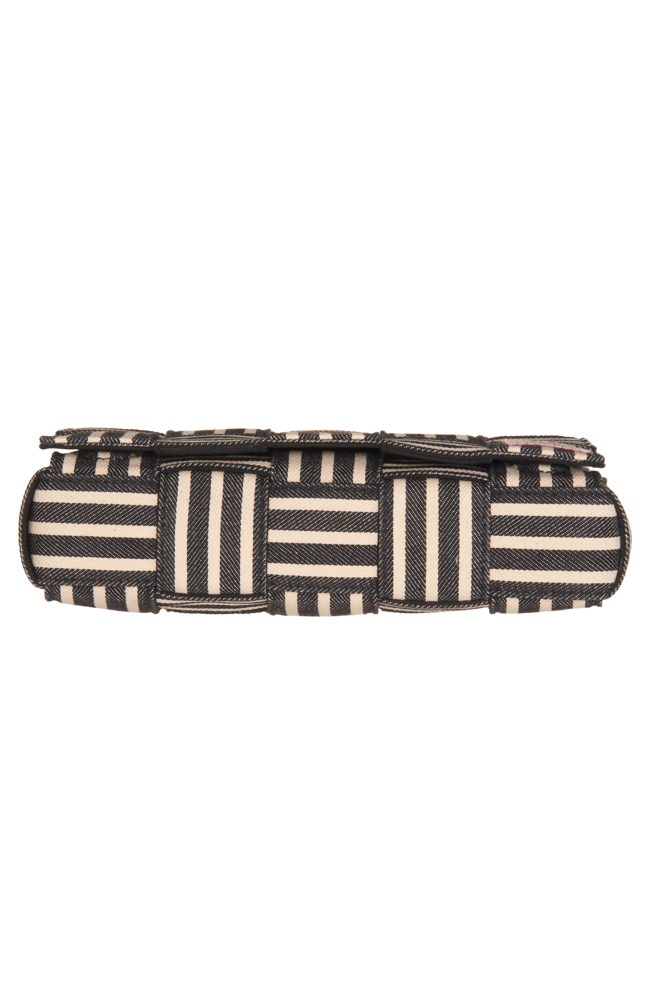 Bottega Veneta Medium Cassette Intrecciato Denim Shoulder Bag, Alternate, color, 