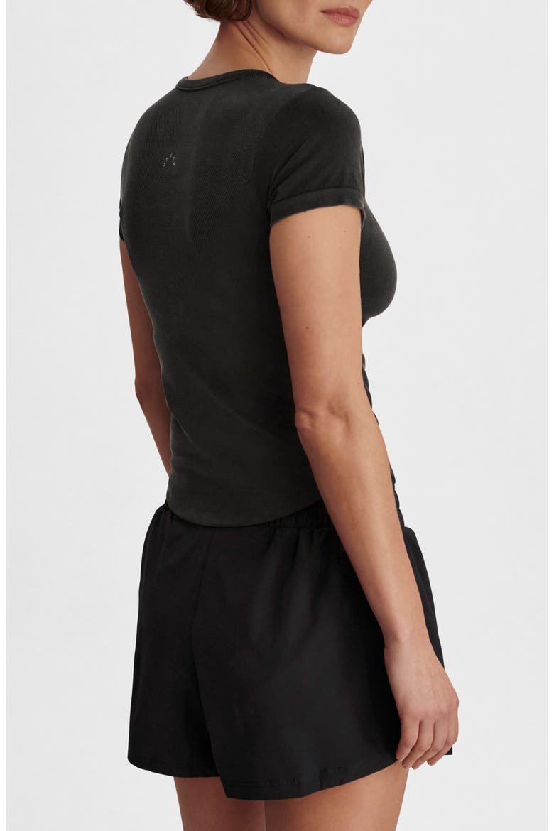 Casper Seamless T-Shirt, Alternate, color, BLACK