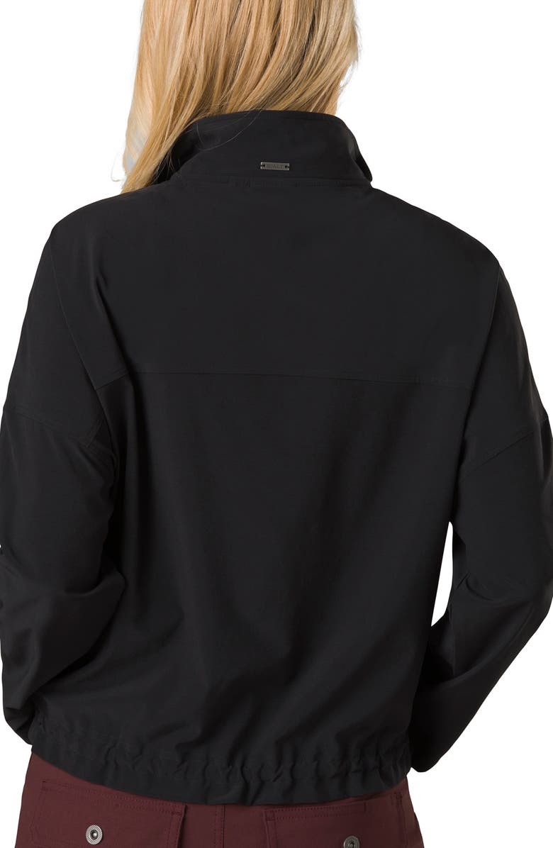 prAna Railay Half Zip Pullover, Alternate, color, Black