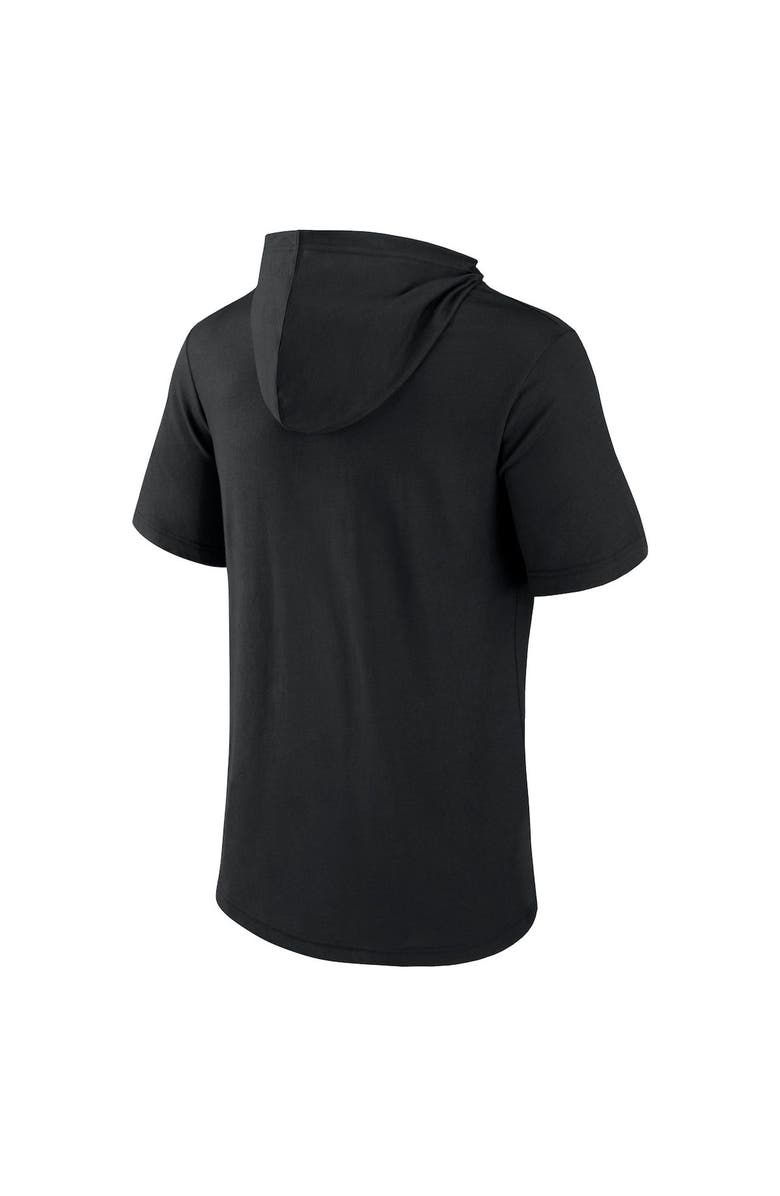 FANATICS Men's Fanatics Branded Black Wisconsin Badgers Outline Lower Arch Hoodie T-Shirt, Alternate, color, Black