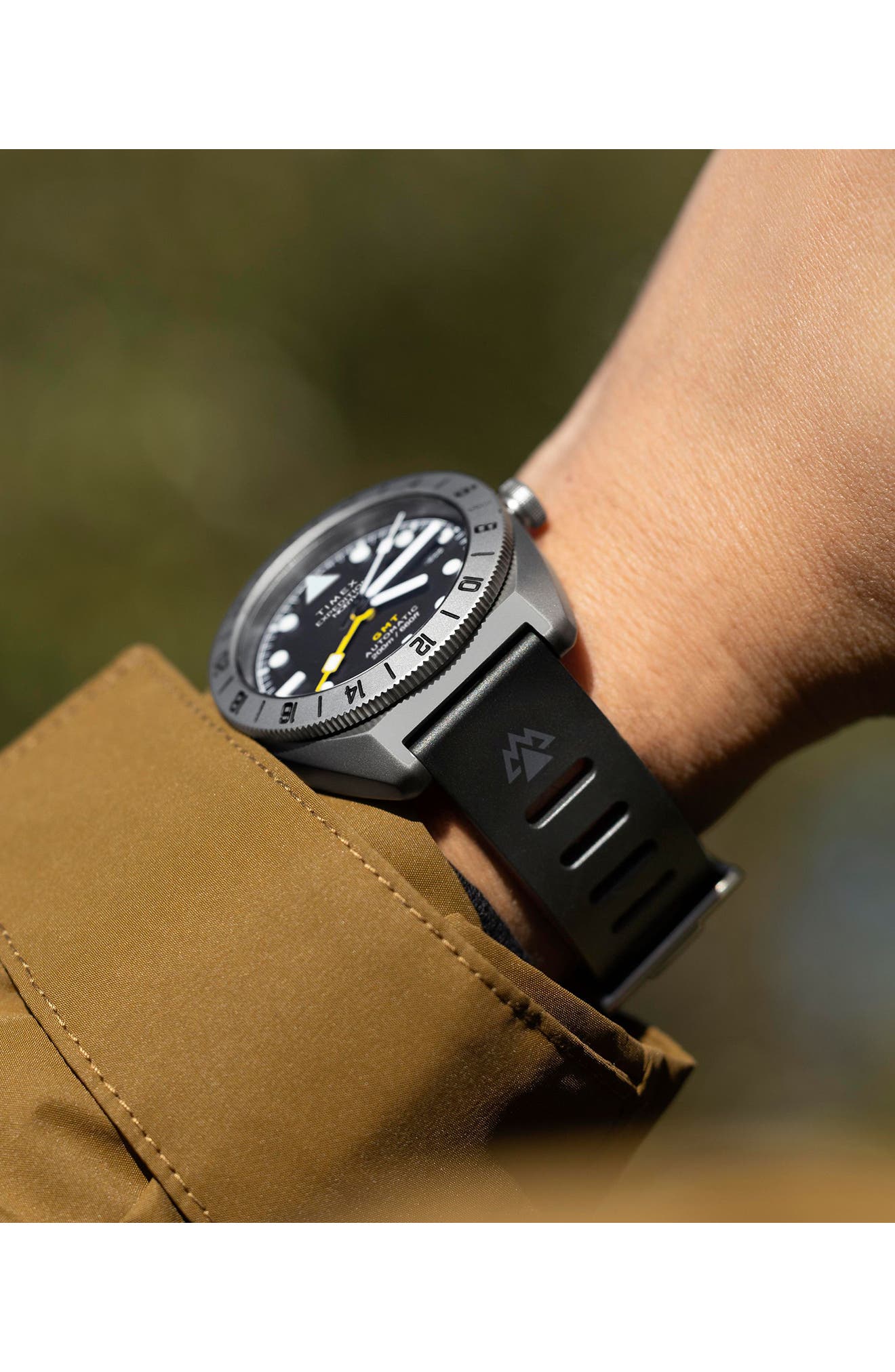 Timex® Expedition North® GMT Titanium Automatic Silicone Strap