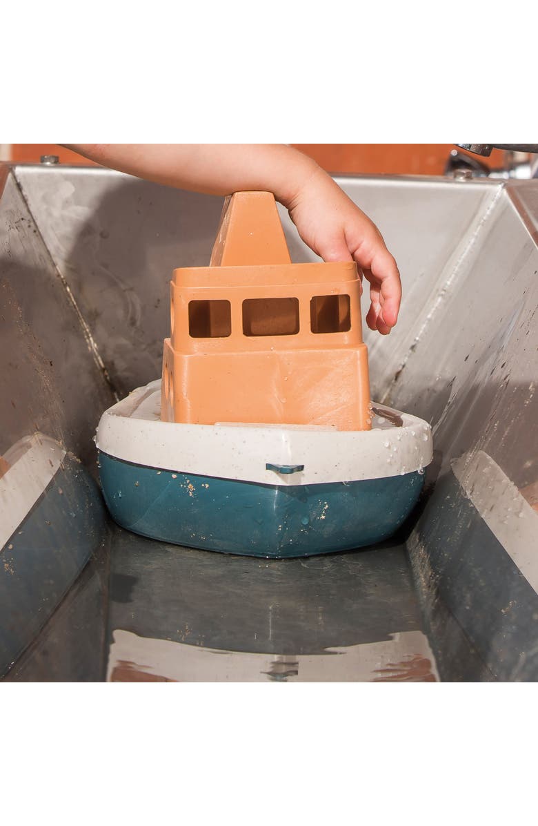 Dantoy Bio Tuff Tuff Boat Peach 
Blue Toy Tug Boat,Ages 2+, Alternate, color, Multicolored