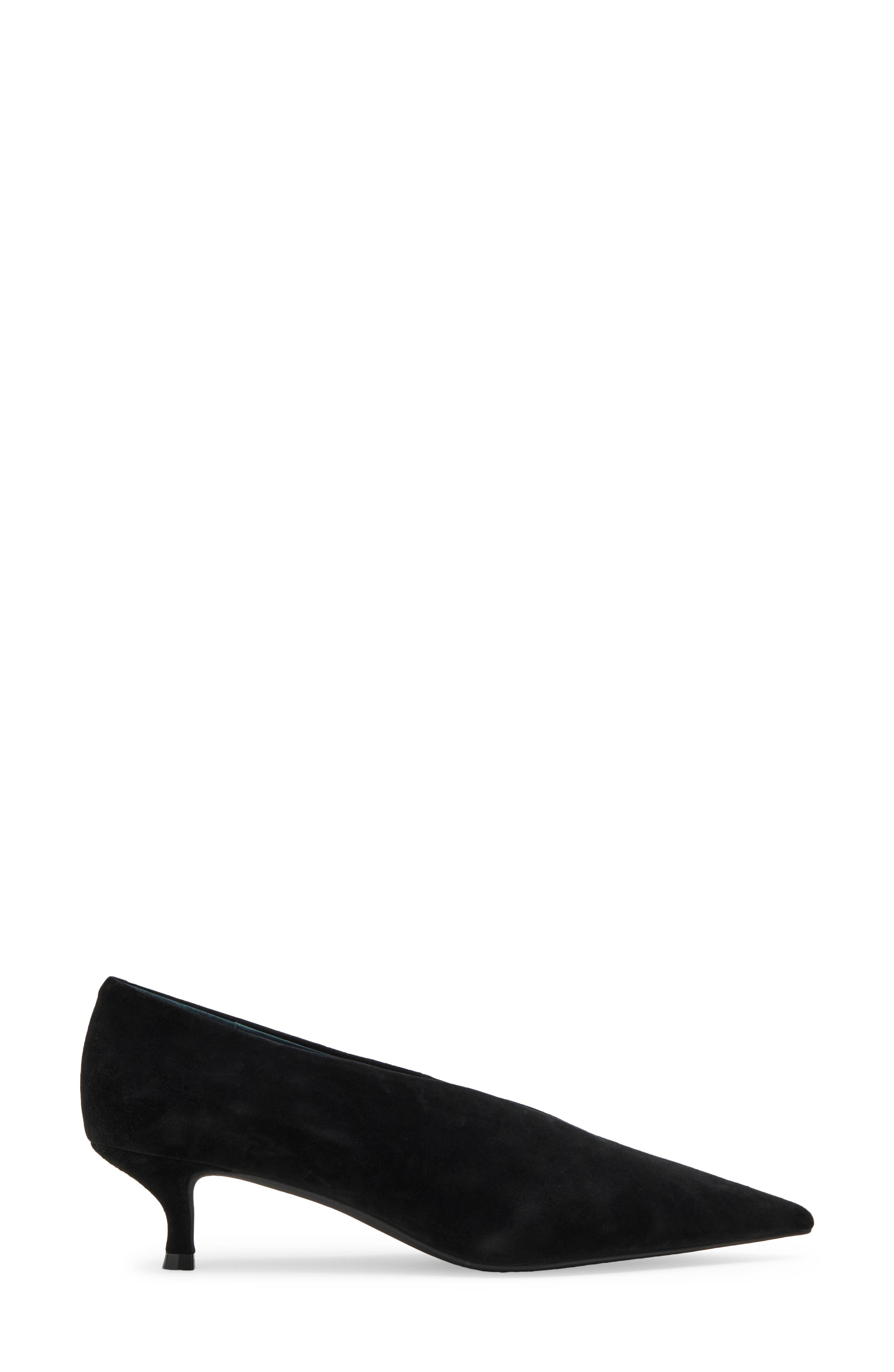 Ida-Mae Pointed Toe Pump, Alternate, color, BLACK SUEDE