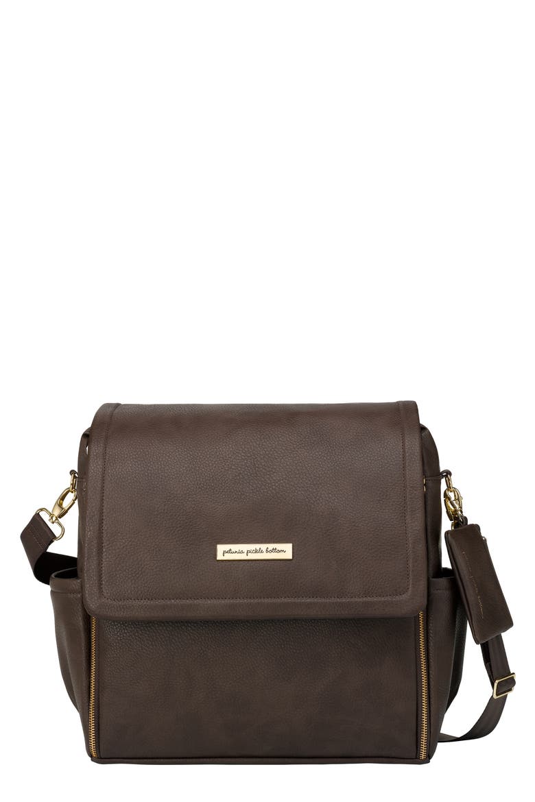 Boxy Backpack Diaper Bag, Main, color, SADDLE