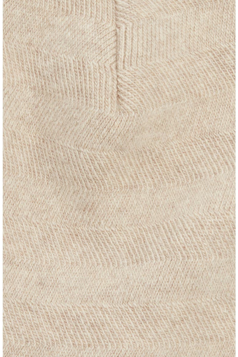 Le Bonnet Chevron Virgin Wool & Cashmere Beanie, Alternate, color, LIGHT BEIGE