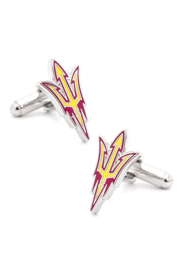 Arizona State Sun Devils Cuff Links, Main, color, YELLOW