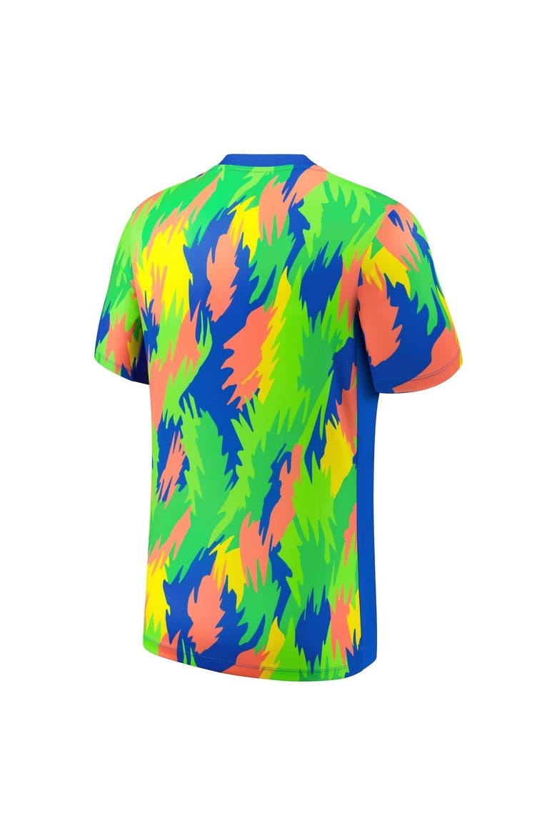 Men's Nike Blue Brazil Women's National Team 2025 Academy Pro Pre-Match Performance Top, Alternate, color, Blue