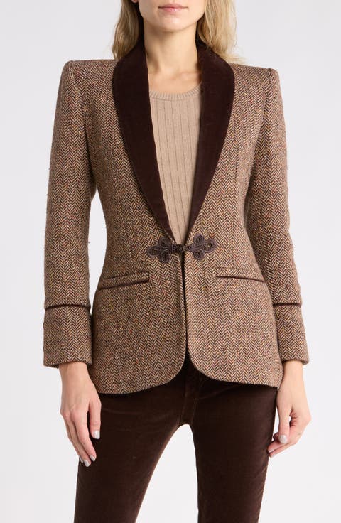 Gable Herringbone Blazer