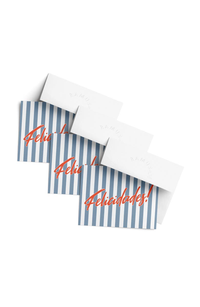 Ramus & Co Congrats Greeting Card Pack (3ct) "Felicidades!", Main, color, Multi-Pack