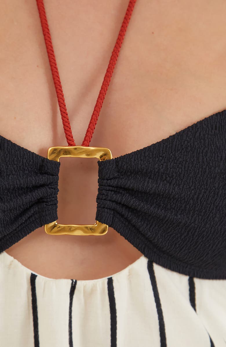 ViX Paula Hermanny Serpentine Dina Cover-Up Dress, Alternate, color,