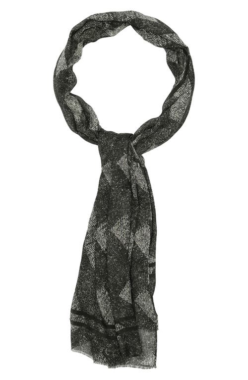 KURT GEIGER KURT GEIGER LONDON DENIM PRINT OBLONG SCARF 