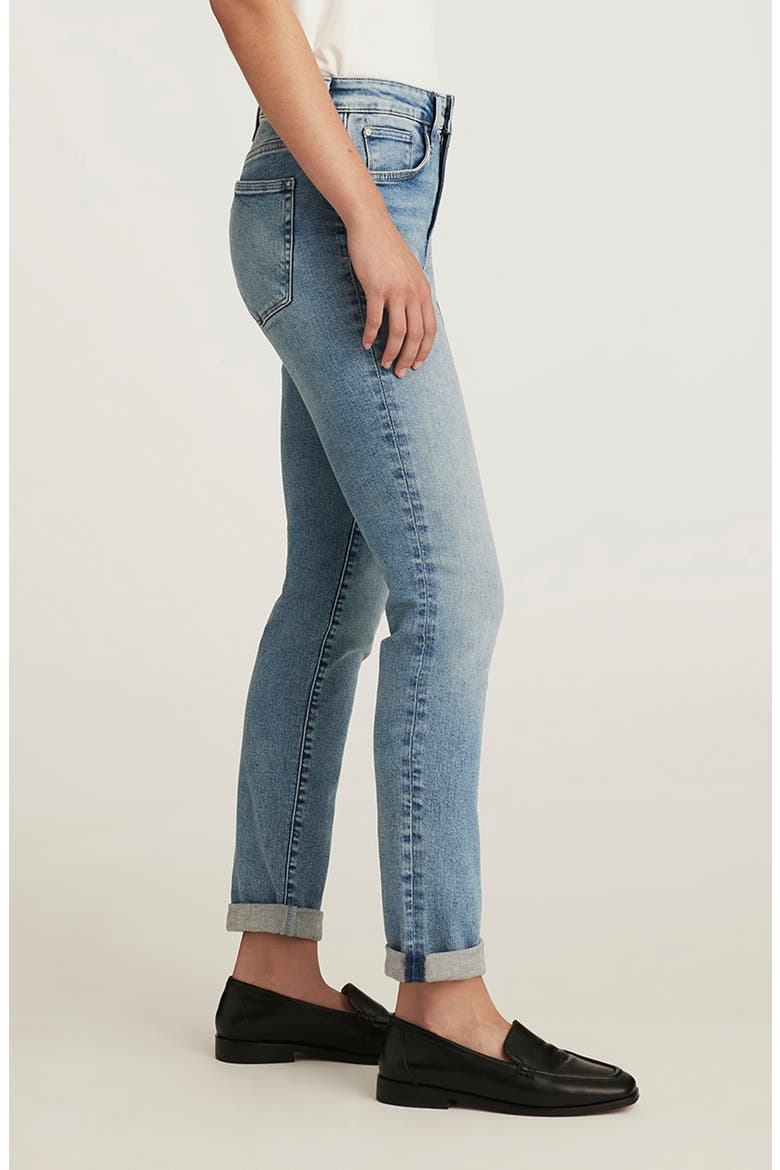 Kathleen Brushed Flex Slim Fit Jeans, Alternate, color, LIGHT BRUSHED FLEX BLUE