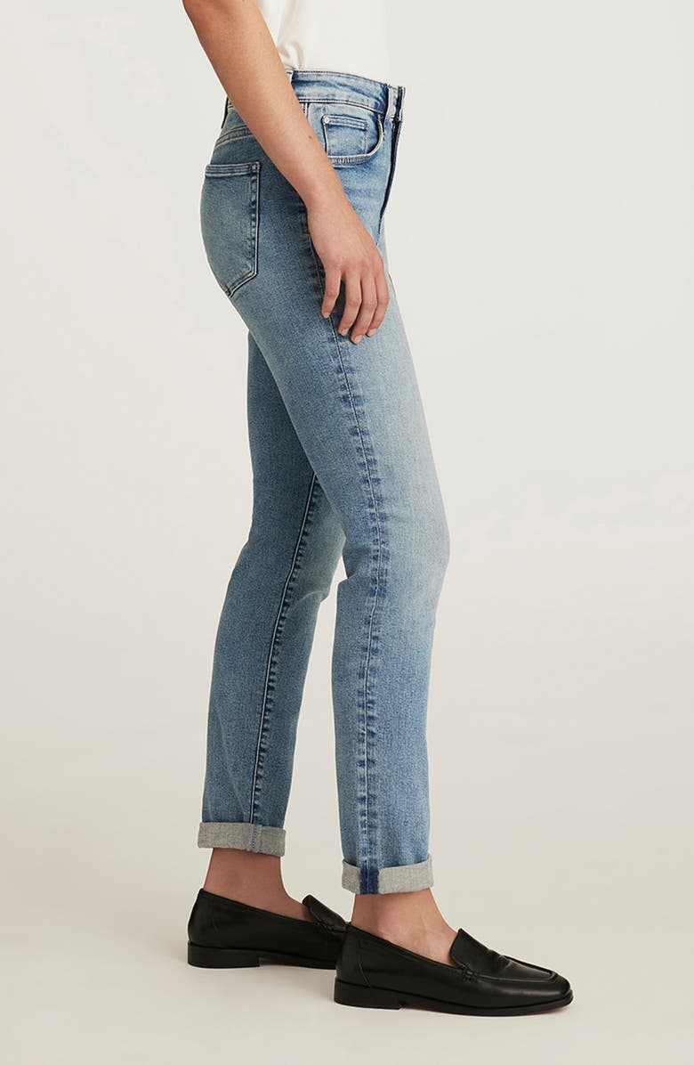 Mavi Jeans Kathleen Brushed Flex Slim Fit Jeans, Alternate, color, Light Brushed Flex Blue