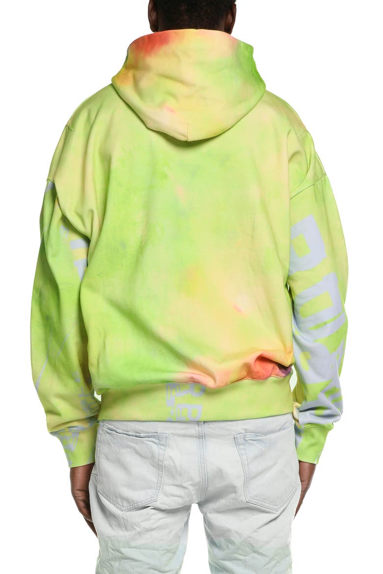Oversize Cotton Hoodie, Alternate, color, WHITE